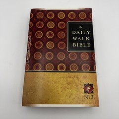 The Daily Walk Bible NLT New Living Translation Paperback Christian Study Bible