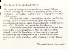 Andre House Book of Recipes & Hints Cookbook Comb Bound Turkey Soup 134 Pages