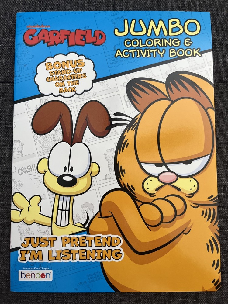 Garfield Jumbo Coloring & Activity Book Puzzles Games & Pages to Color Bendon
