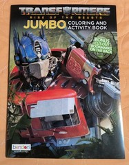 Transformers Rise Of The Beasts Coloring & Activity Book Tear & Share Pages 🆕