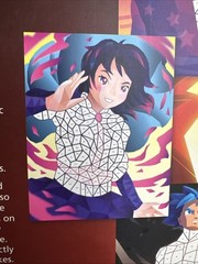 Kaleidoscope Sticker Mosaics Manga Puzzle Art Poster Book Activity Craft NEW