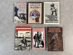 Lot of 6 Paperback Books By Richard Brautigan Original 1960’s-1970’s Printings