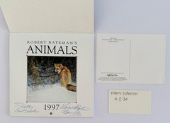 BOOK + artist-signed calendar, The Art of Robert Bateman, hardcover, 180 pages