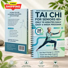 28-Day Tai Chi for Seniors Guide Easy 10-Min Daily Routine | Balance, Flexibile