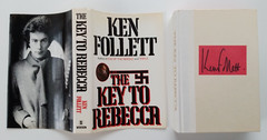 The Key to Rebecca (SIGNED 1st edition) by Ken Follet (Morrow, 1980)