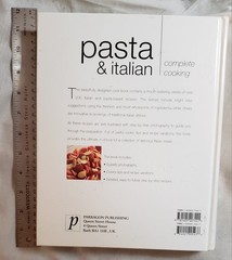 Pasta & Italian Complete Cooking 2000 UK Parragon Pub 4lbs 4 oz 11X9X1.5″ Illus
