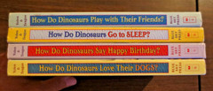 HOW DO DINOSAURS… – By Jane Yolen Lot of 4 KIDS BOARD BOOKS