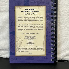 Kearney Nebraska Community Cookbook Hardback Historical Info 2010 Recipe Book