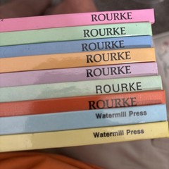 Lot of 9 Hardcover Dinosaur Library Series Books 1980s Rourke Publishing Vtg