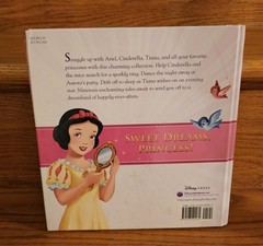 Disney Princess Bedtime Stories Hardcover 300 Pages 19 Stories 9×9.5×1″