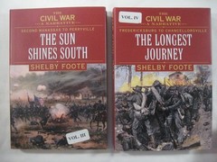 Lot books 9 volume set Shelby Foot Civil War A Narrative 1974 like NEW w/ DJs
