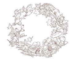 (ダウンロード特典付)こだわり塗り絵シリーズ 季節のリース Seasonal Wreaths of plants (Paperback) (UK IMPORT)