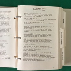 Sioux City Iowa St Michael Church & Leeds Community Vtg 1989 Cookbook 500 Pages!