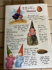 Vintage book, Gnomes by Huygen & Poortvliet 1977 Hardcover with Dust Jacket