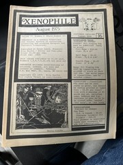 Xenophile #16 1975-top pulp collector fanzine Sci-Fi Vintage