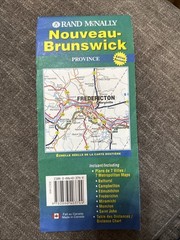 Rand McNally Map – New Brunswick 2004 – English & French – Vintage Canada