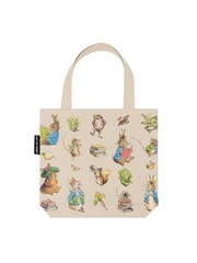 Peter Rabbit Pattern Mini Tote 10.5″ W x 10.5″ H 100% Cotton Canvas