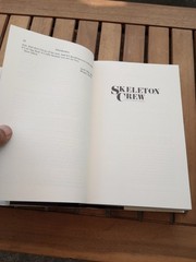 SKELETON CREW Stephen King Putnam 1985 Hardcover First Edition Archival Mylar