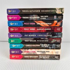 9x Vtg Silhouette Special Ed Romance Books/Novels – Multiple Titles & Authors