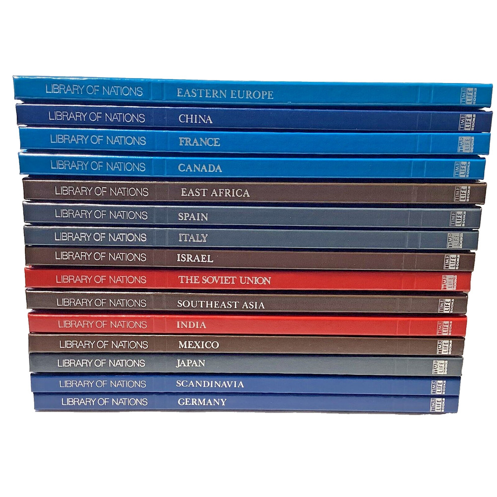 The Library of Nations – Time Life Series Book Lot of 15, Hardcover