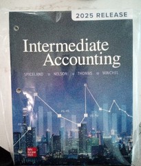 Loose Leaf for Intermediate Accounting Spiceland, David, Nelson, Mark, Thomas,
