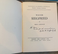 WAGNER Covent Garden Operas Books: Set of 8, 2 Additional Books