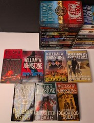 William W Johnstone Western Suspense Lot of 22 PB Books Of Eagles Phoenix Rising