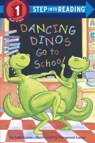 Dancing Dinos Go to School (Step into Reading) – Paperback – GOOD