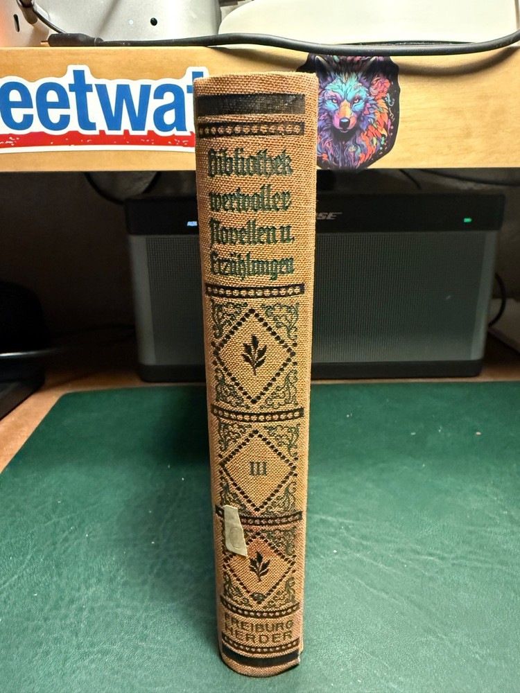 Bibliothek wertvoller Novellen und Erzählungen. Antique Book