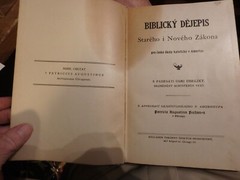 2a- vintage religious edition- CZECH LANGUAGE- Biblicky dejepis -218 pages