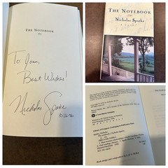SIGNED!!! The Notebook by Nicholas Sparks (Hardcover) 1st Edition, 1st Print