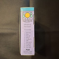 Bob Books Sight Words With Cards Stage 1: starting to read – Kindergarten 10 Bks
