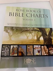 Rose Book Of Bible Chart Lot of 3 Books Maps & Time Lines, Volumes 2 & 3 VG+