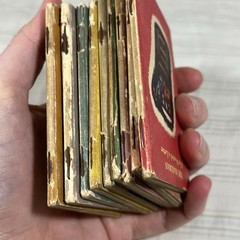 9 Vintage 1960 3 1/2” Little Books By Capital Publishing Cook Engineer Doctor A1