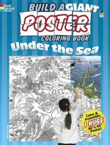 Jan Sovak Build a Giant Poster Coloring Book–Under the Sea (Paperback)