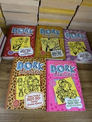 Lot of 10 DORK DIARIES By Rachel Renee Russell Paperback Books 1-10 Number 7 HC