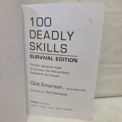 100 Deadly Skills Survival Edition by Clint Emerson 2016 PB Illustrated