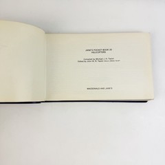 Jane’s Pocket Book of 20 Helicopters 1978 1st ed John Michael Taylor Aviation