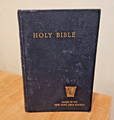 HOLY BIBLE New York Bible Society HARDCOVER National Bible Press VINTAGE