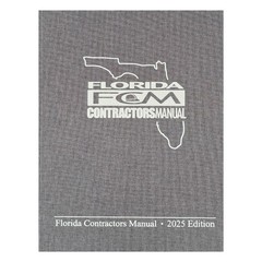 Pre-Printed Tabs – FLORIDA CONTRACTORS MANUAL 2025 EDITION