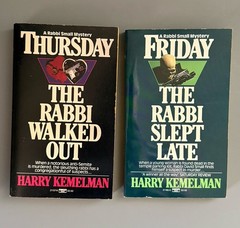 Lot 10 Harry Kemelman Rabbi Small Paperback Books Mysteries Vintage 1980s 1990s