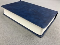 KJV Reference Bible Thomas Nelson Giant Print Red Letter Navy Leathersoft