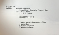 La Isla Del Coco, Christopher Weston 1992 (Spanish) E-106