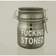Metallic Fucking Stoned Jar – 5oz