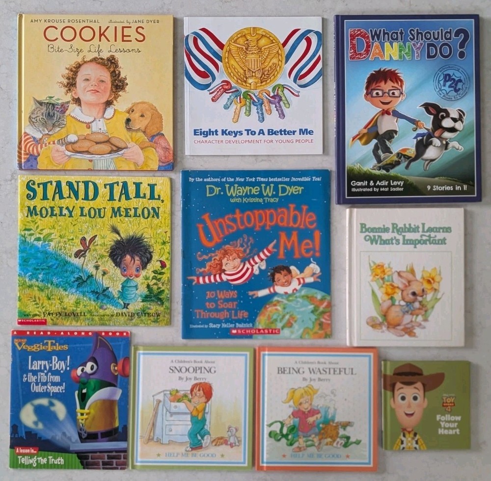 Mixed lot 10 Children’s Books ~ Confidence/Character, Good Choices, Life Lessons