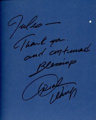 Oprah Winfrey Inscribed Cookbook FOOD HEALTH and HAPPINESS