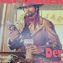 Der Letzte Drink BASTEI Western-Bestseller G.F Unger Pulp Fiction German Booklet