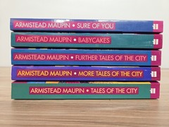 Armistead Maupin 5 lot 1-4 & 6 Tales of the City, More Tales of the City, +++