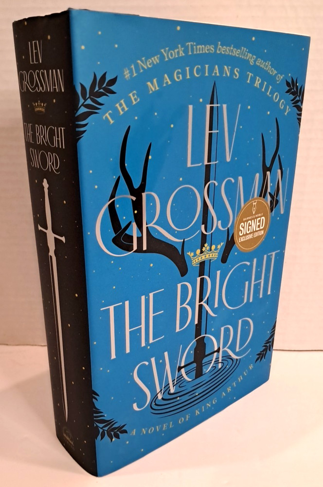 ’SIGNED’ The Bright Sword by Lev Grossman (2024) 1st Edition, 1st Printing G1