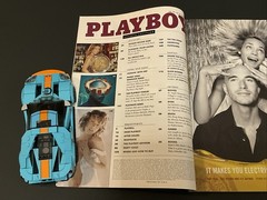 August 2004 Playboy Magazine Issue – Eva Herzigova – Pilar Lastra – Behind Bars